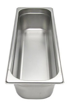 200HL4 Admiral Craft - Stainless Steel Steam Table Pan, Half size long 6 by  20, 4\